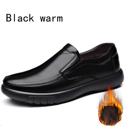 Men's Leather Shoes Loafers Man Casual Leather Shoes