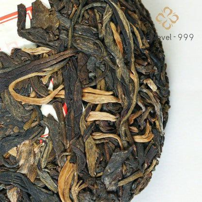 100g Raw Pu'er Mini Tea Cake Yunnan High Mountain Aged Mellow Aroma Pu'er Tea