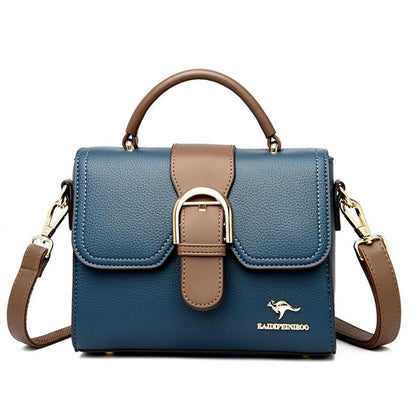 Women Fashion Handbag Purse Genuine Leather Shoulder Crossbody Flap Totes Bags