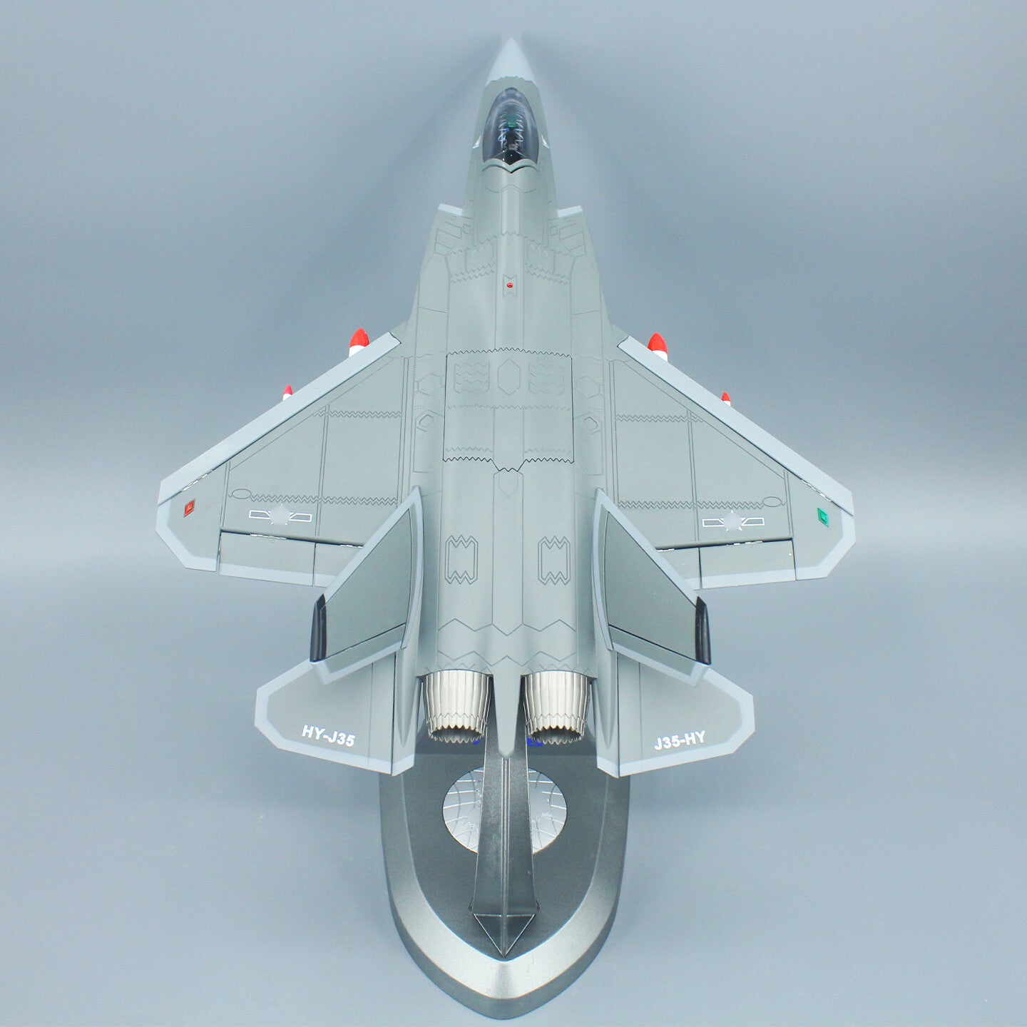 1:32 44CM J-35A Shipborne Fighter Plane Diecast Military Aircraft Airplane Model