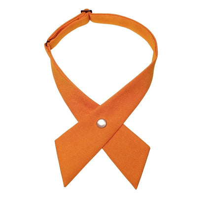 Women Criss Cross Bow Ties Fashion Solid Detachable Collars Apparels Accessories