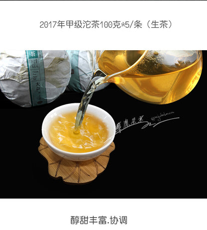 2017 Year TAETEA Classic Raw Pu'er Tea Jia Ji TuoCha Dayi Tea Puer Green 500g