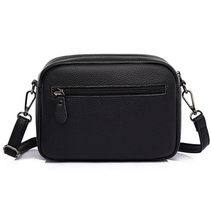 Genuine Leather Real Cowhide Bag Small Shoulder Purse Crossbody Bags Handbags