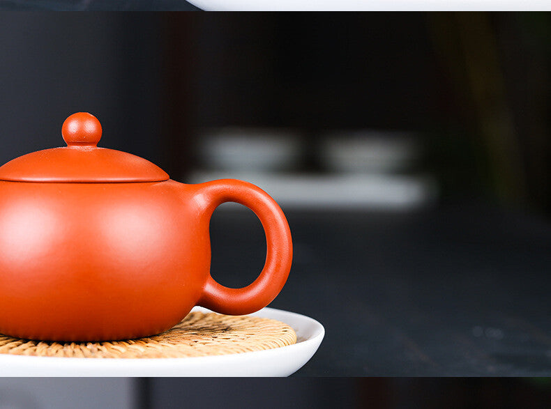 220ml xishi pot marked Chinese real yixing zisha dahongpao clay tea pot on sales