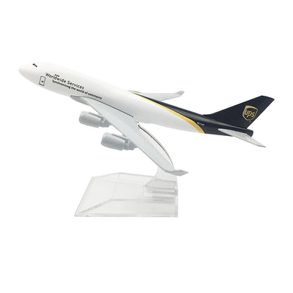 1:400 16cm B747 Air UPS Freighter Airplane Model Alloy Plane Diecast Ornaments