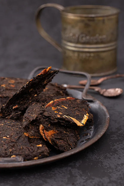 Tangerine Peel Puerh Tea Gu Yi Dried Orange Peel Pu-erh Ripe Pu'er Tea 357g