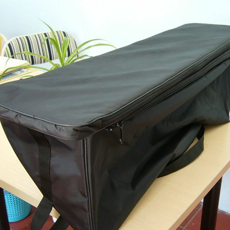Canoe Inflatable Boat Padded Under Seat Cushion Storage Bag Black Water Skiing