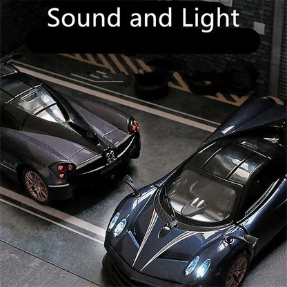 1:32 Pagani Huayra Dinastia Diecast Model Car Collection Toy Vehicle Sound Light