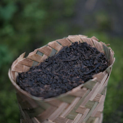 500g/Basket Top Grade Dark Tea Old Tree Ya An Tea Handmade Chinese Tea Brick