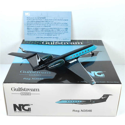 1:200 NG Model Gulfstream G550 Passenger Airplane Diecast Aircraft Model