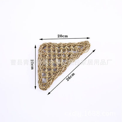 Reptile Hammock Seaweed Mat Small Hermit Bed Crabs Lounger Terrarium Decoration