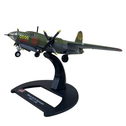 1:144 Scale 15cm WWII Martin B-26 Marauder Bomber Finished Aircraft Model Toy