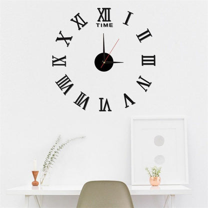 DIY Wall Clocks Creative Acrylic Punch-Free Luminous Living Room Home Decor 16in