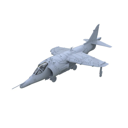 Yao's Studio LYR144008 1/144 Military Model Kit Harrier British Jet GR.MK3 1pcs