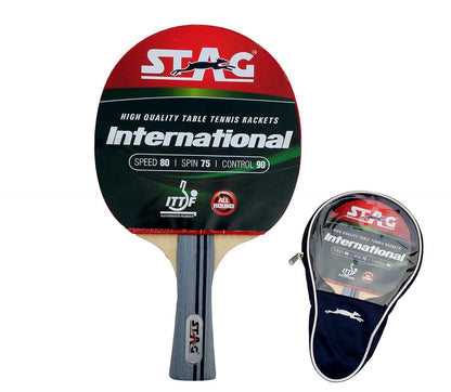 International Wood Table Tennis Racquet Without case 180 Grams Intermediate