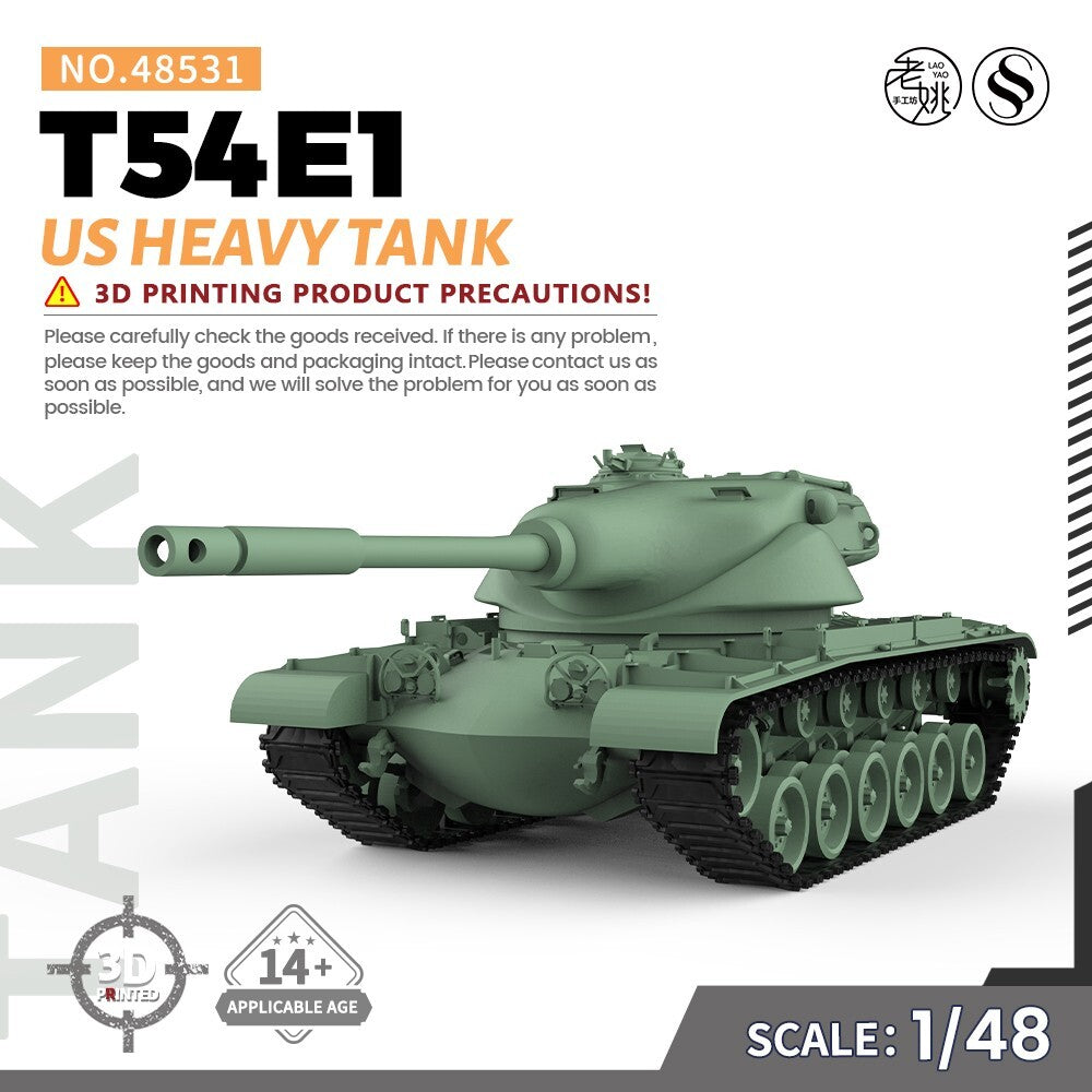 SSMODEL SS48531 1/48 Military Model Kit US T54E1 Heavy Tank WoT WAR