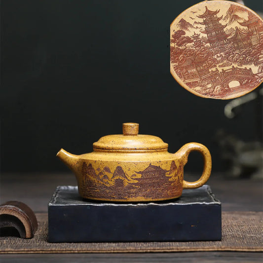 220ml Chinese Yixing Purple Clay Zisha Tea Set Teapot Tea Infuser Kettle Teaware