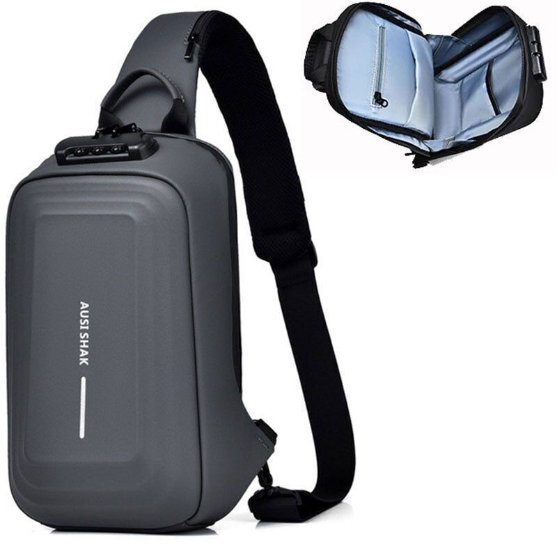 Men Multifunction Shoulder Bag Travel Pack Crossbody Chest Bag Pack Women