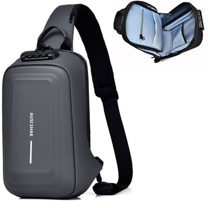 Men Multifunction Shoulder Bag Travel Pack Crossbody Chest Bag Pack Women