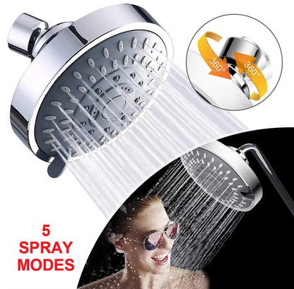 Shower Heads Handheld Spray High Pressure Adjustable Showerhead Top Spray Bath
