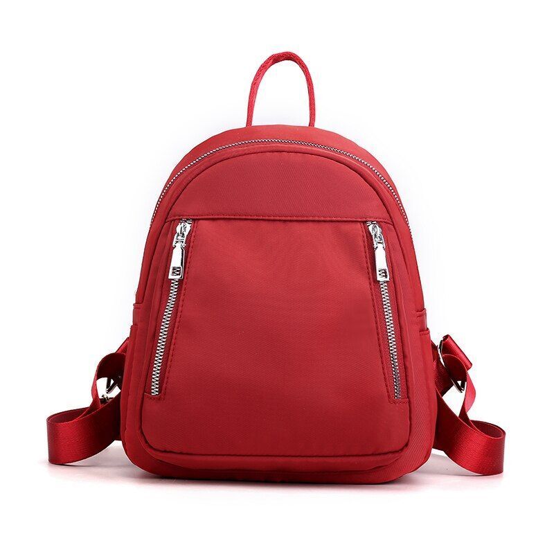 Oxford Backpack Travel Waterproof Nylon School Bag Zipper Tote Shoulder Bags 1PC