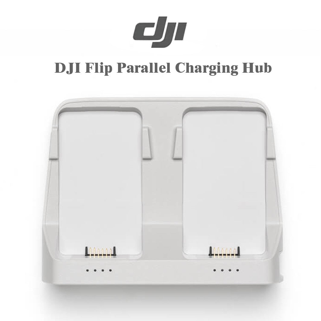 DJI Flip Parallel Charging Hub – 2-Battery Fast Charge, Power Bank, for DJI Flip