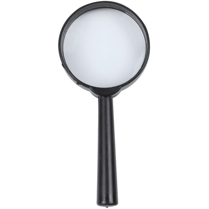 24 Pack Plastic Magnifying Glass with Handle, 5X Magnification, 4" Overall Size