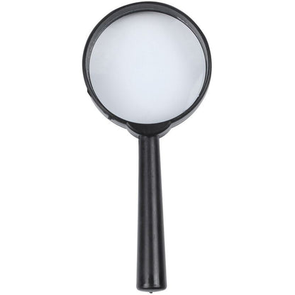 24 Pack Plastic Magnifying Glass with Handle, 5X Magnification, 4" Overall Size
