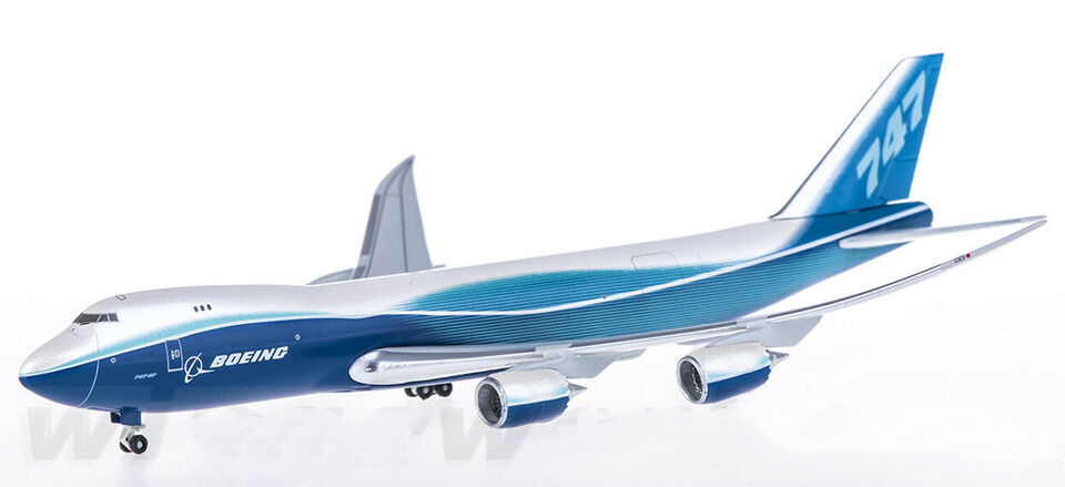 1:500 Hogan BOEING 747-8F Airfreighter Airplane Diecast Plane Aircraft Model
