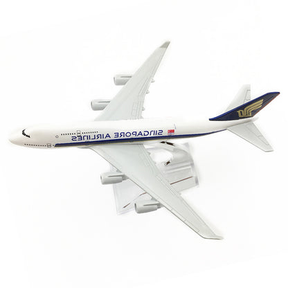 16cm 747Singapore Airlines For Boeing747 Civil Airliner 1/400 Aircraft Model