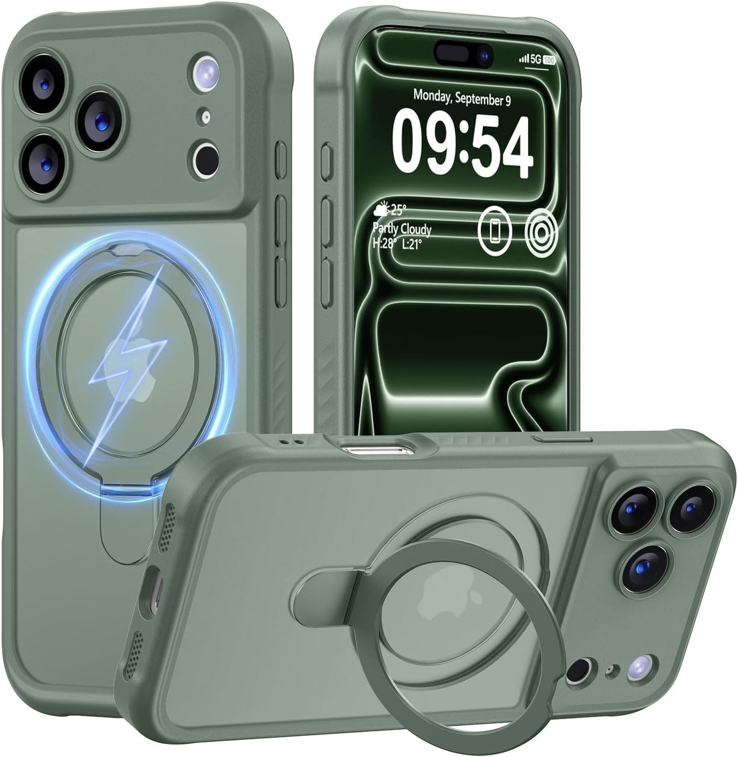 Design for Iphone 17 Pro Max Case, Compatible with Magsafe [Premium Invisible Ma
