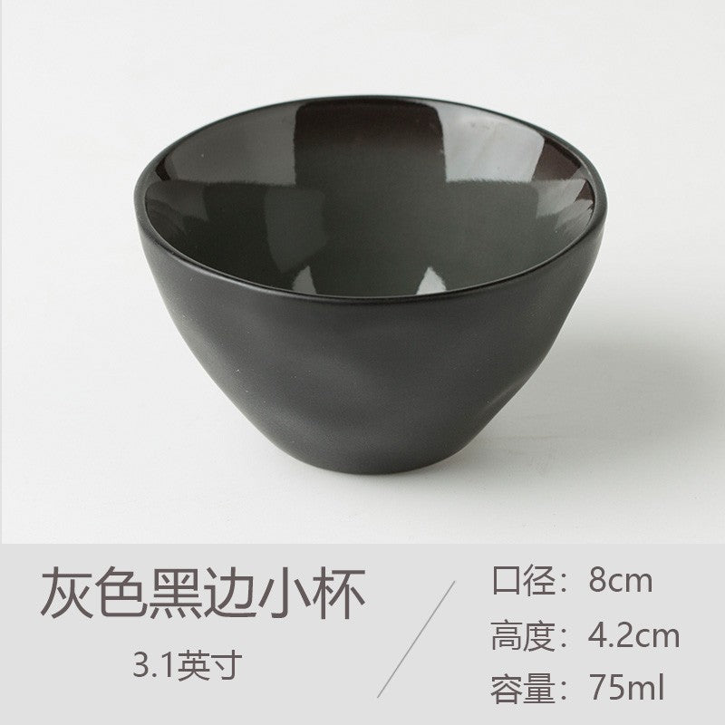 75ML Ceramic Kung Fu Tea Set Without Handle Cup Chinese Aviation Tea Cup Tea Set