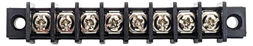 10 Pack 8 Position Terminal Barrier Strip w\ Mounting Ears, 3.75"x0.64"x0.70"