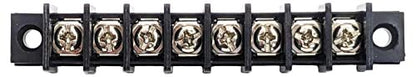 10 Pack 8 Position Terminal Barrier Strip w\ Mounting Ears, 3.75"x0.64"x0.70"