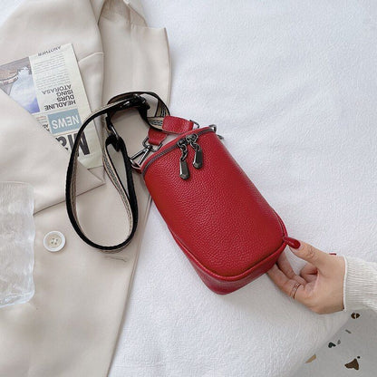 Cow Leather Shoulder Bags Luxury Mobile Phone Bag Handbags Female Messenger Bag