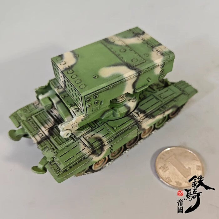 1/72 Scale TOS_1 Self-propelled Rocket Launcher Spitfire Tank Model Ornament