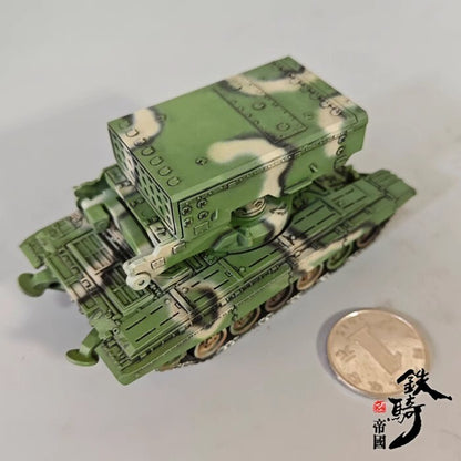 1/72 Scale TOS_1 Self-propelled Rocket Launcher Spitfire Tank Model Ornament