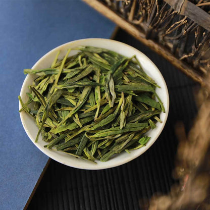 2023 Longjing Green Tea Chinese Food Dragon Well Te Long Jing Tea 250g
