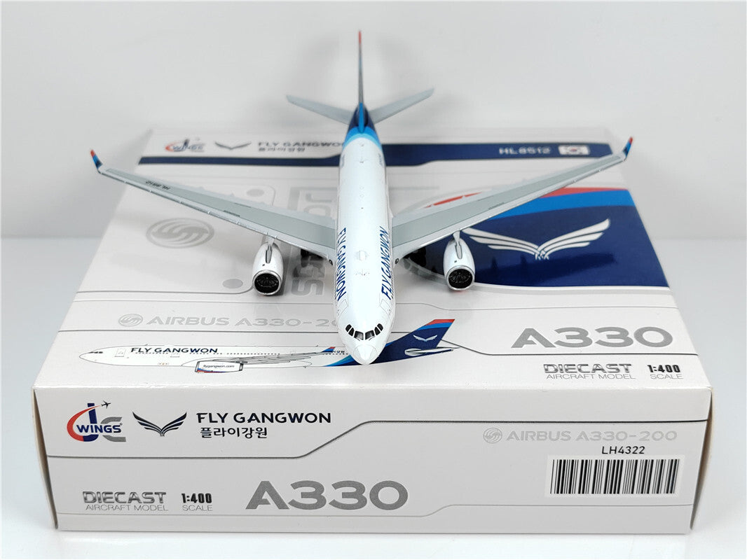 1:400 JC Wings FLY GANGWON AIRBUS A330-200 Passenger Airplane Diecast Model