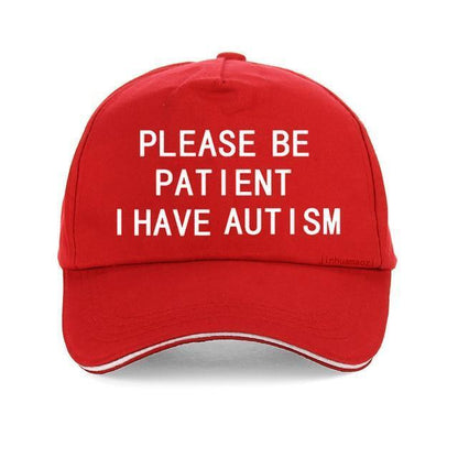 Please Be Patient I Have Autism Letter Print Baseball Cotton Hat Cap Men Women