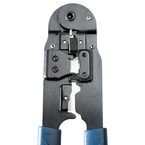 RJ45 8P8C Crimping Tool - Modular Plug Crimper with Flat Cable Cutter / Stripper