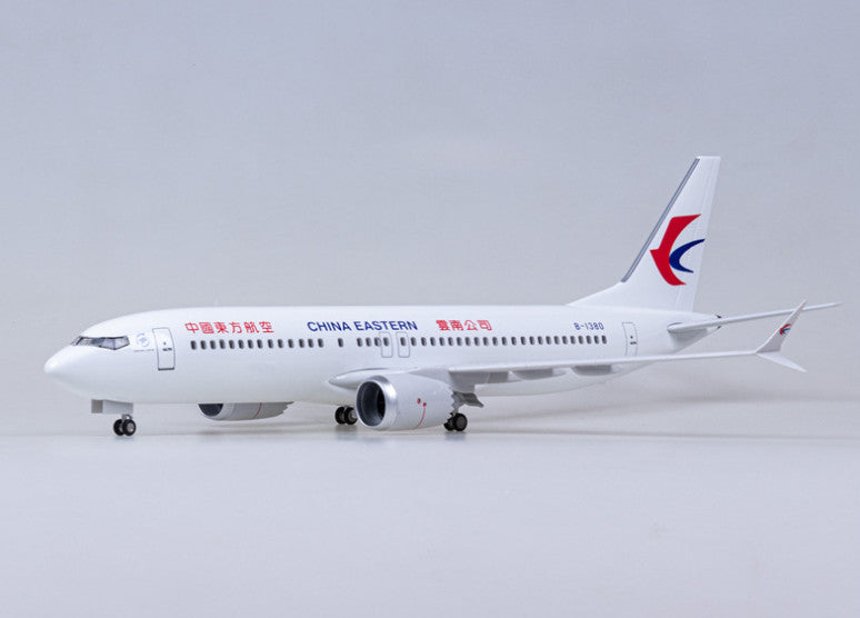1:85 47CM China Eastern BOEING 737 MAX Plane Landing gear Resin Aircraft Model