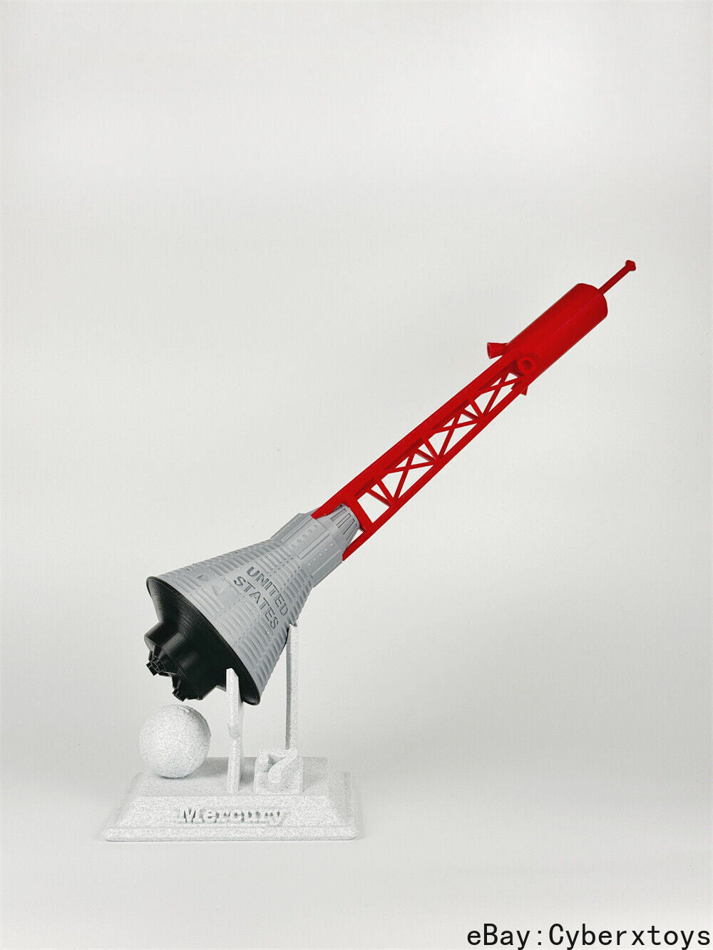 1:20 NASA Mercury-Redstone Launch Vehicle Rocket Model Finished Painted Product