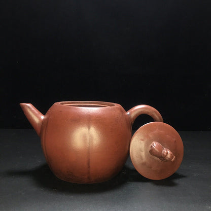 Chinese Yixing Zisha Clay Handmade Exquisite Teapot （狮圆 底款：顾景舟）