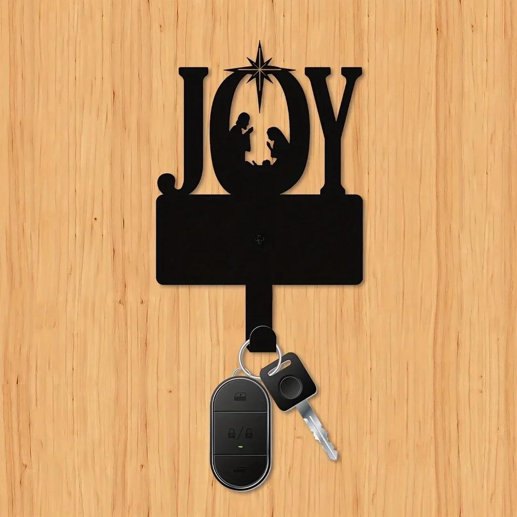 CIFbuy Metal Iron Wall Hook for Keys Belts Holiday Decor Gift