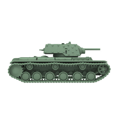 SSMODEL 1/200 1/220 Military Model Kit Soviet KV-1E Medium Tank