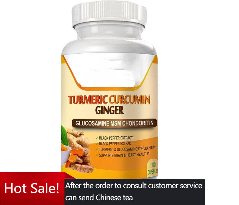 Turmeric Curcumin with Ginger Black Pepper Joint support Max Strength Capsules 1