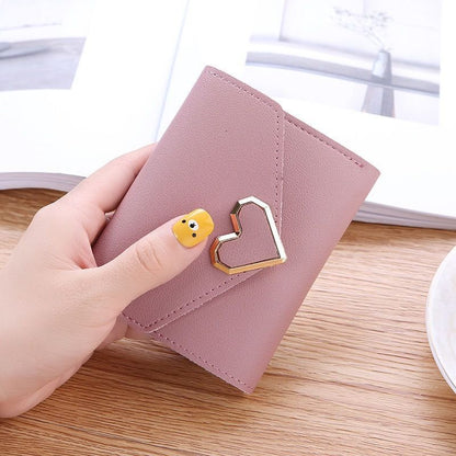 Small Purse Mini Wallet Money Bag Cute Pink Business Card Holder 13.5*9.5 CM 1PC