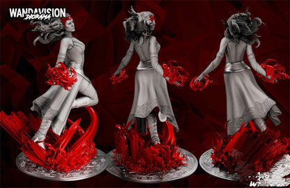 1/24 resin figures model Wanda Crimson Witch Unassembled Unpainted
