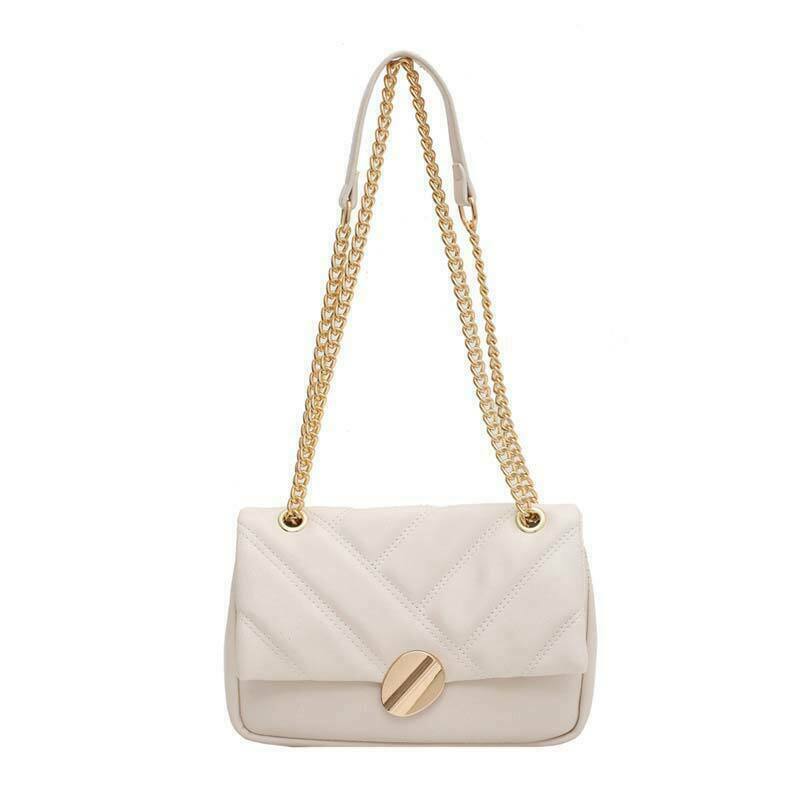 Ladies Hand Bags Shoulder Bags Women Chains Crossbody Bag PU Leather Handbags